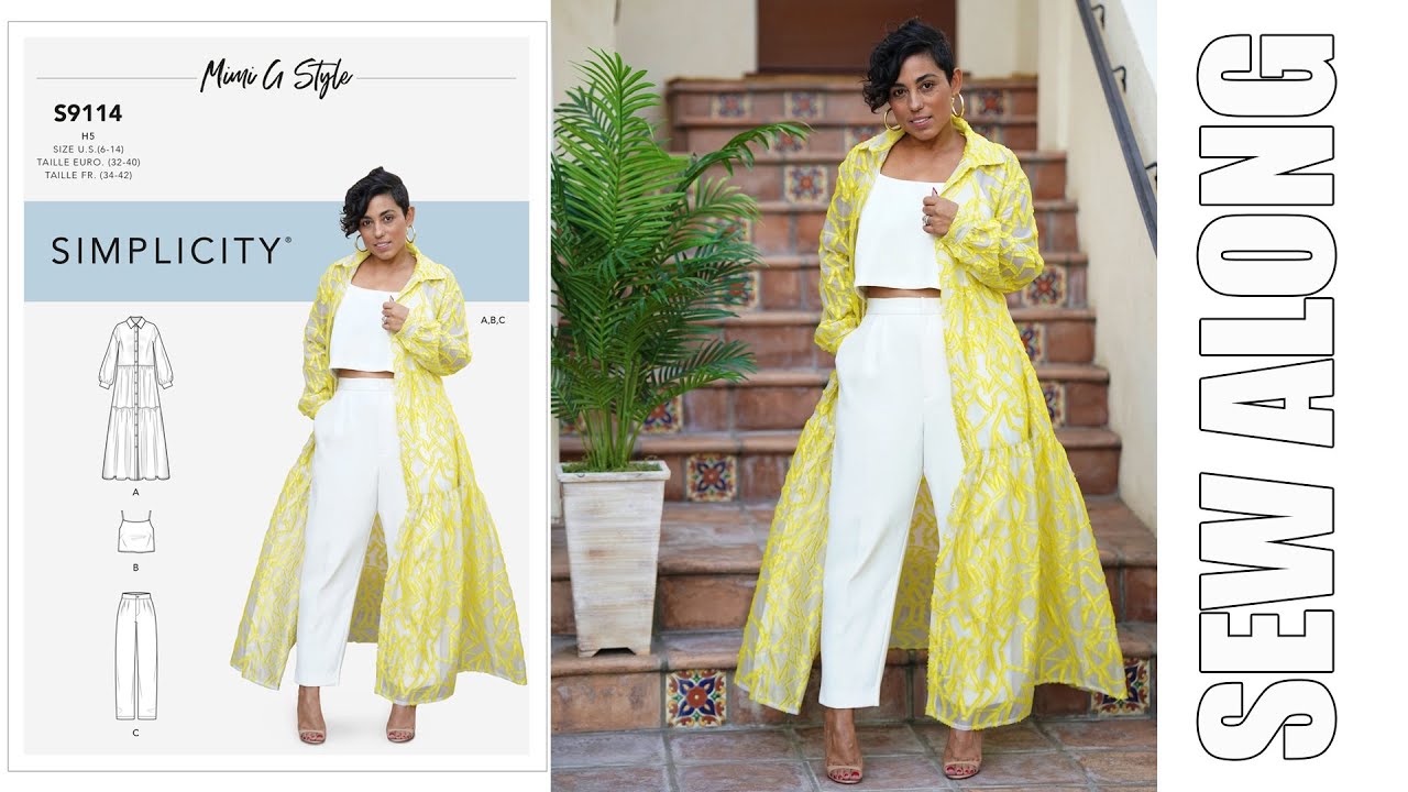 SIMPLICITY PATTERN #9114 VIEW A THE DRESS! SEW-ALONG