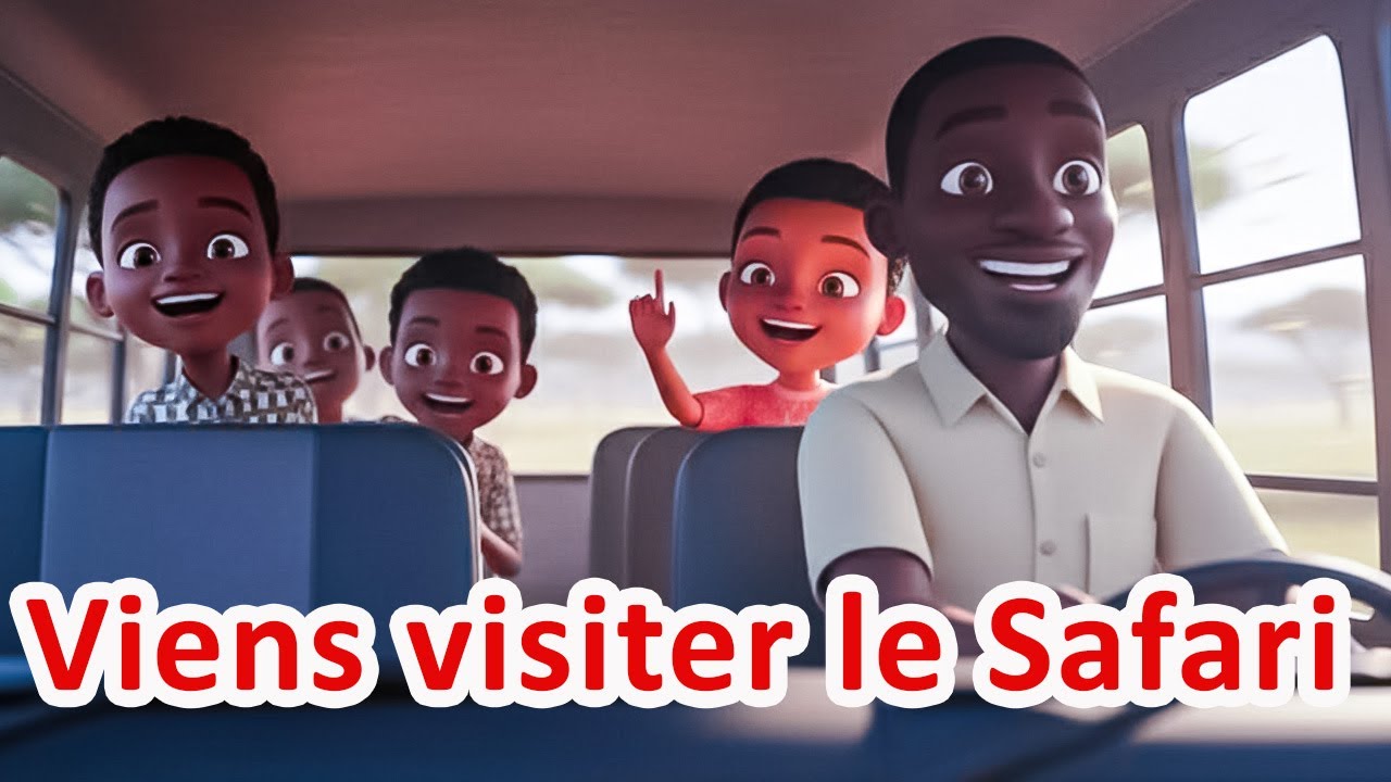 Visite le safari | B'ANGEL FRANÇAIS | Comptines avec bebe kameni | Bantu Angel Français.