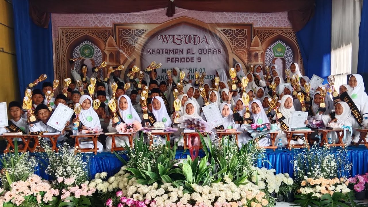 Wisuda Khataman Alquran Periode 9 MI Almaarif 03 Langlang