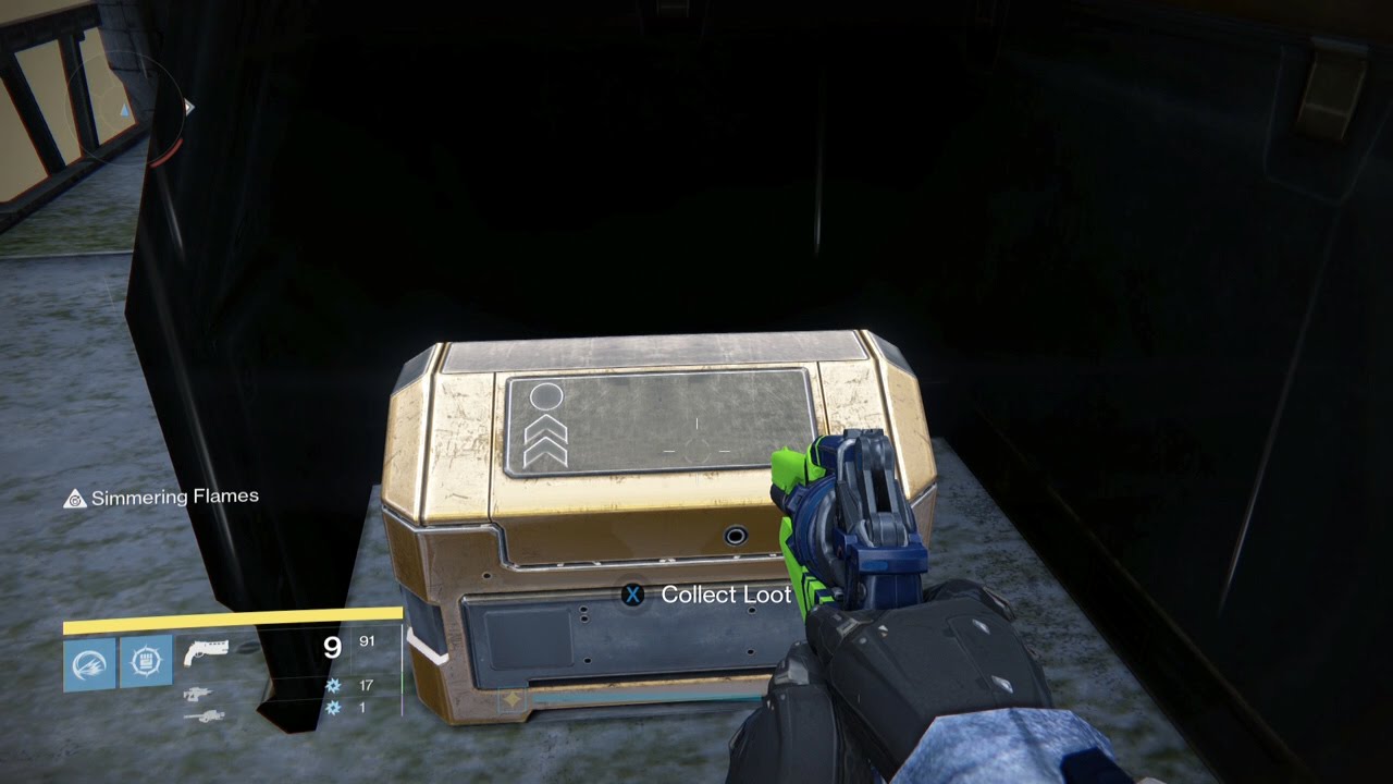 Destiny Gold Chest on Venus at Campus 9
