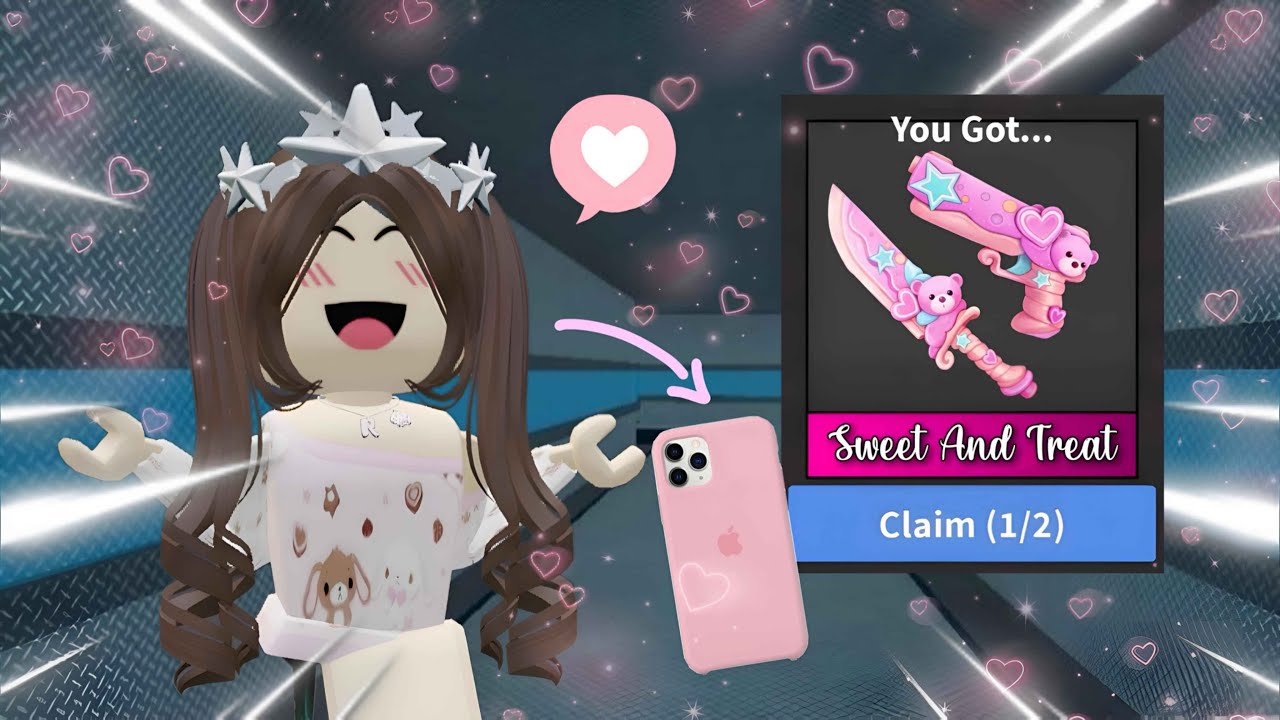 MM2 MOBILE GAMEPLAY WITH SWEET AND TREAT 🍭🍬