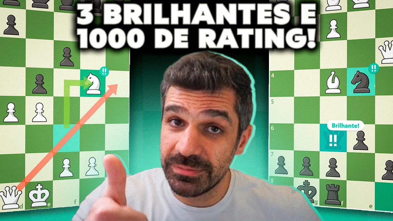 Cheguei a 1000 de rating no xadrez online com 3 lances brilhantes! - Sleeprun S07E033