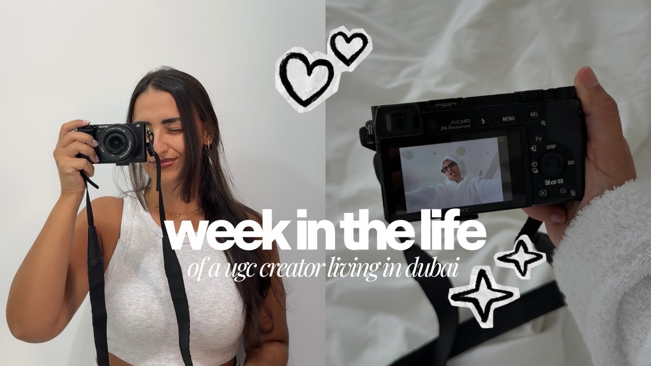 WEEK IN THE LIFE OF A UGC CREATOR | 2026 goals, girls movie night, christmas pizzas, ugc chats