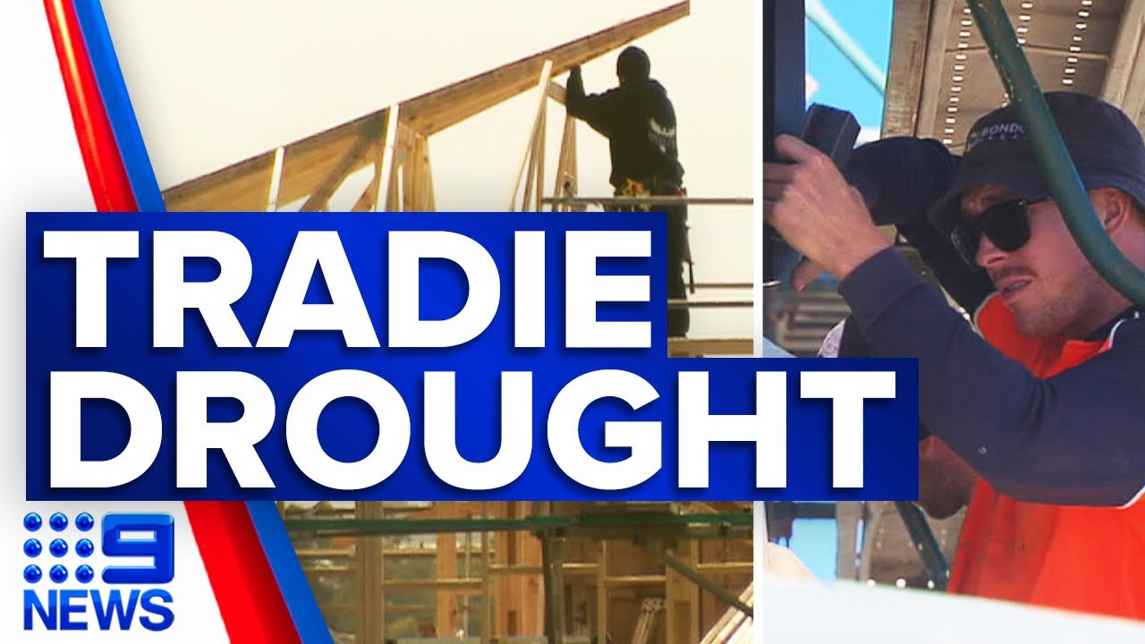 Construction boom calls for more tradies | 9 News Australia