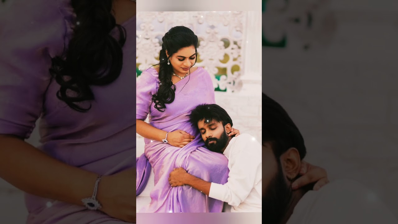 Actor Dheena Wife Pregnant 💖 #trending #dheena #pregnancy #cute #couple #love #baby