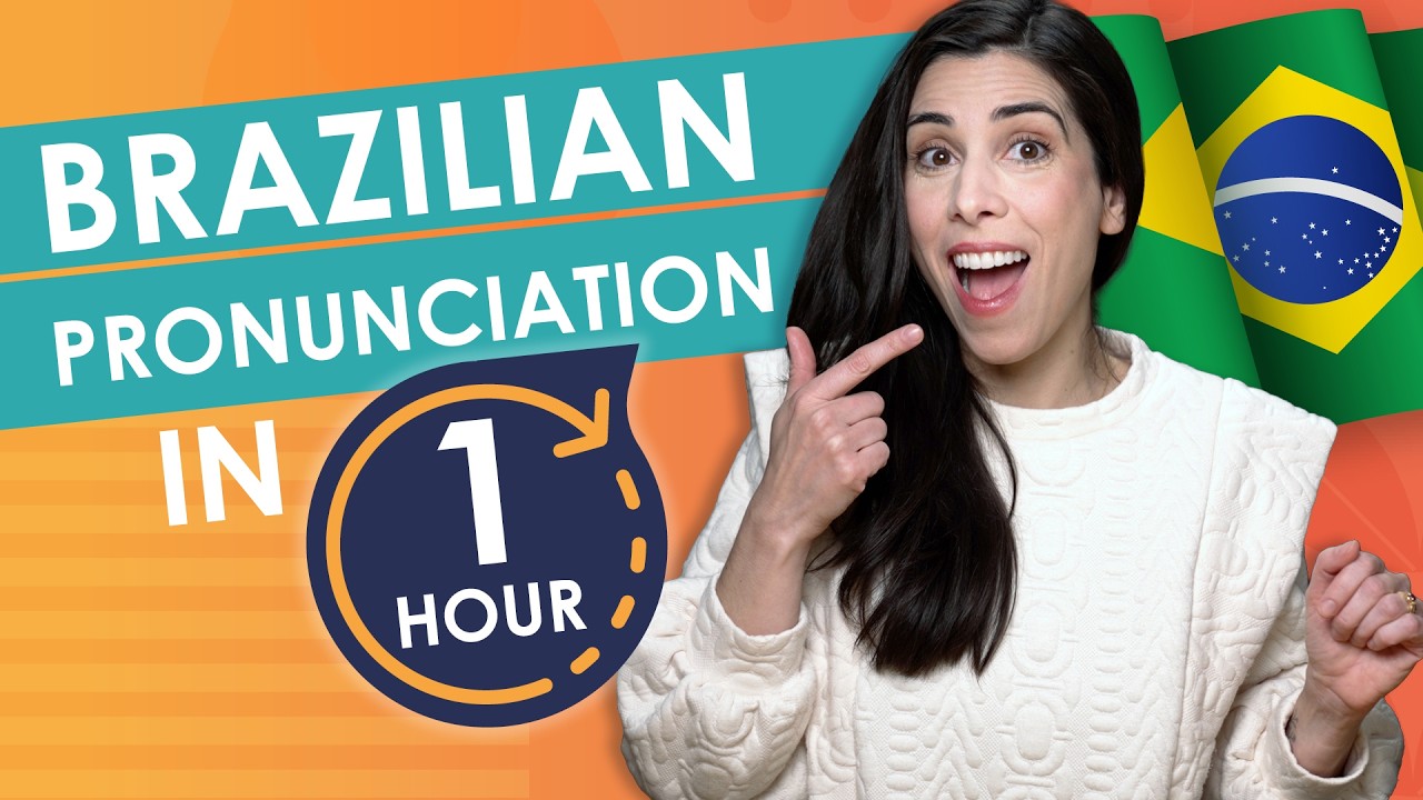 Brazilian Portuguese Pronunciation: The Hardest Sounds Explained (1-Hour Class)