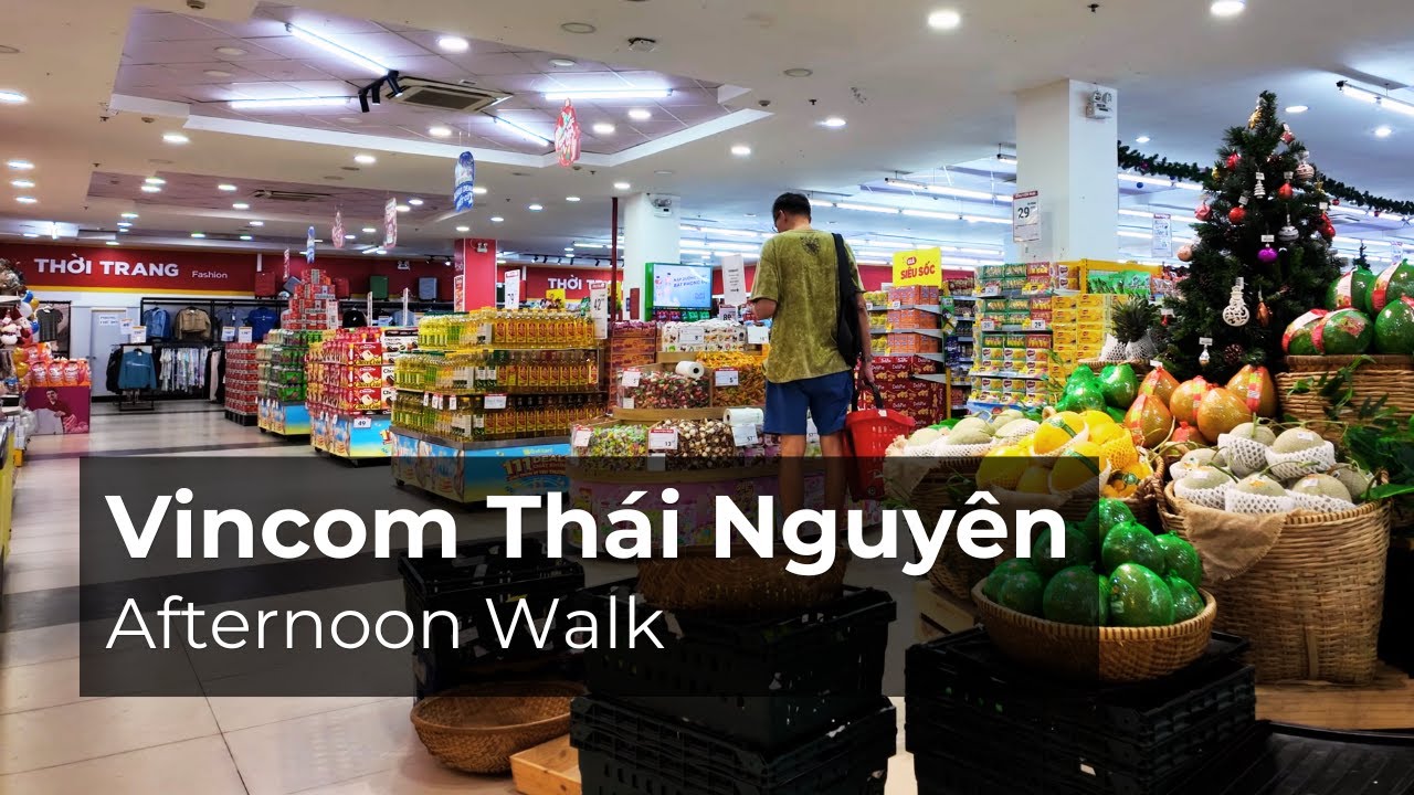Vincom Plaza Thái Nguyên Mall Walk 4K | Afternoon Ambience | Nha Trang | 10 Dec 2025