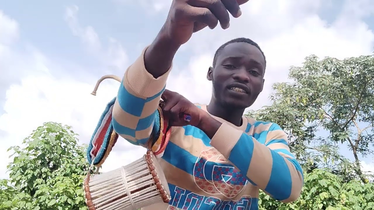 How to play Talking Drum ; OMELE TUTORIAL