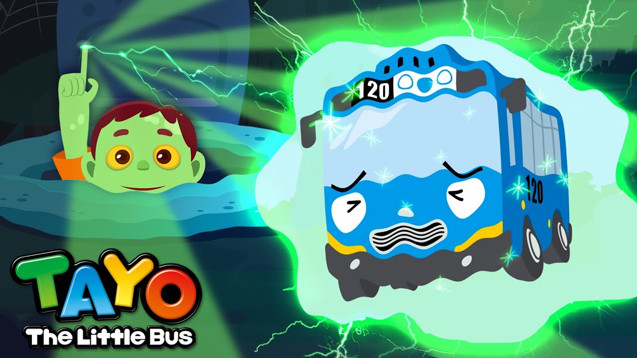 Bus Haloween Ke sana dan Kemari🎃🧟🦇 | Lagu Anak | Tayo Bahasa Indonesia