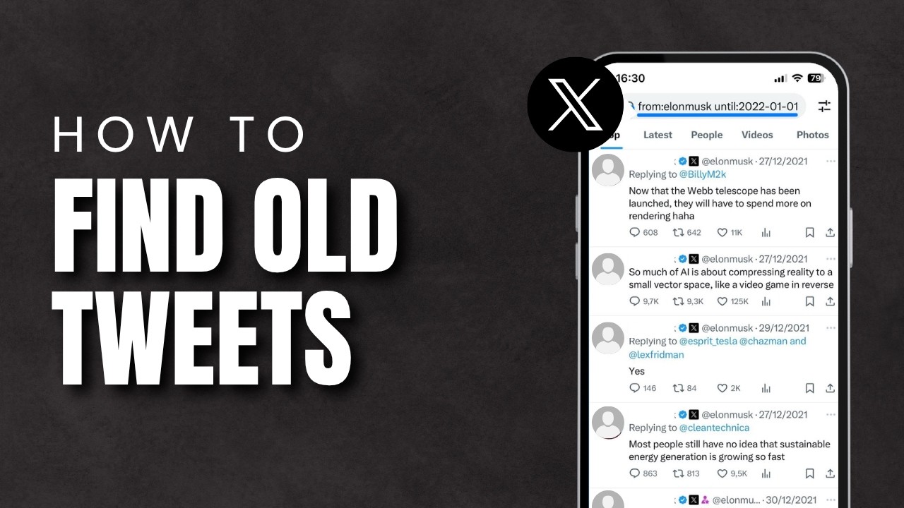 How To Check Old Tweets On X?