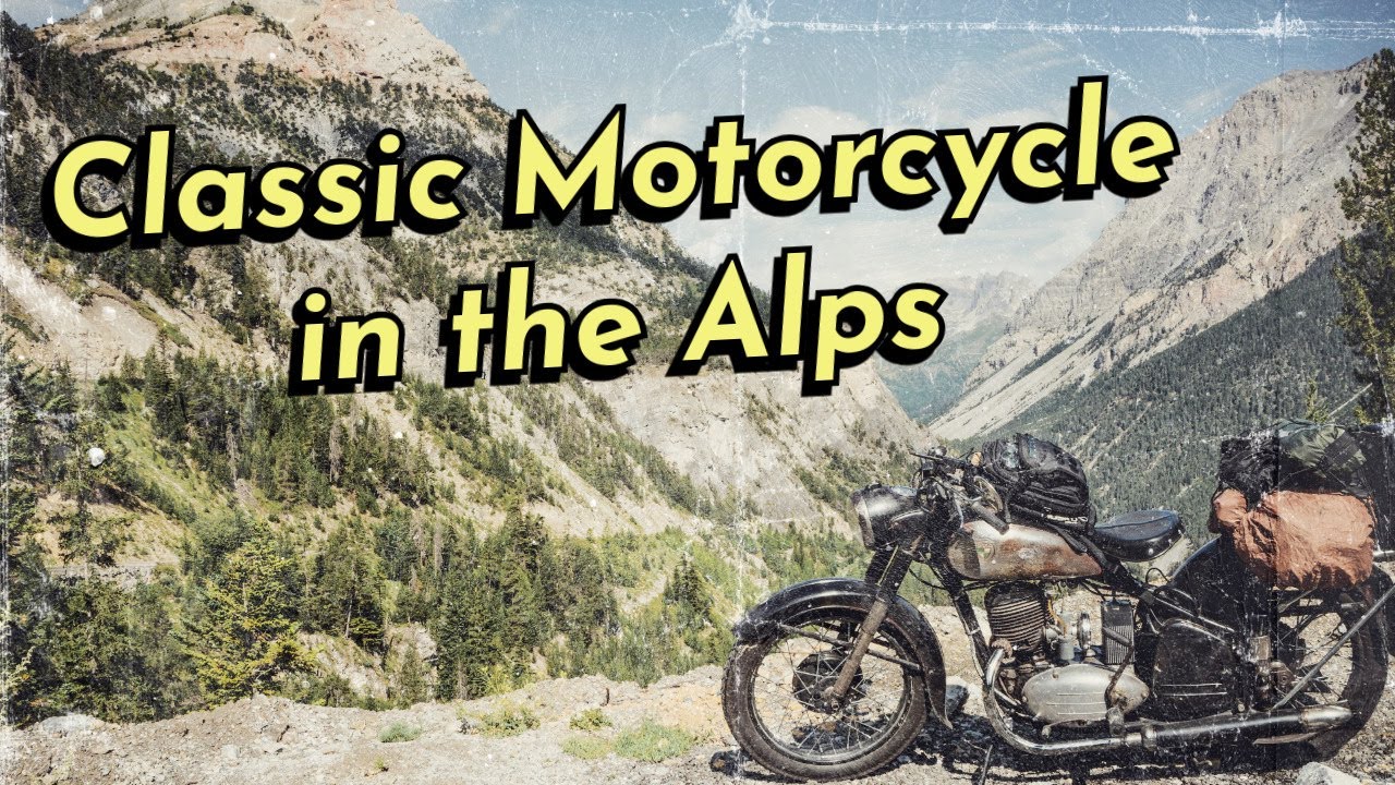 On a Classic Motorcycle from the 50s through the French Alps | Puch 250 TF Eurotrip 2024