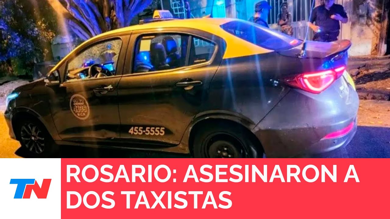 Asesinaron a balazos a dos taxistas en menos de 24 horas y se paralizó el servicio en Rosario