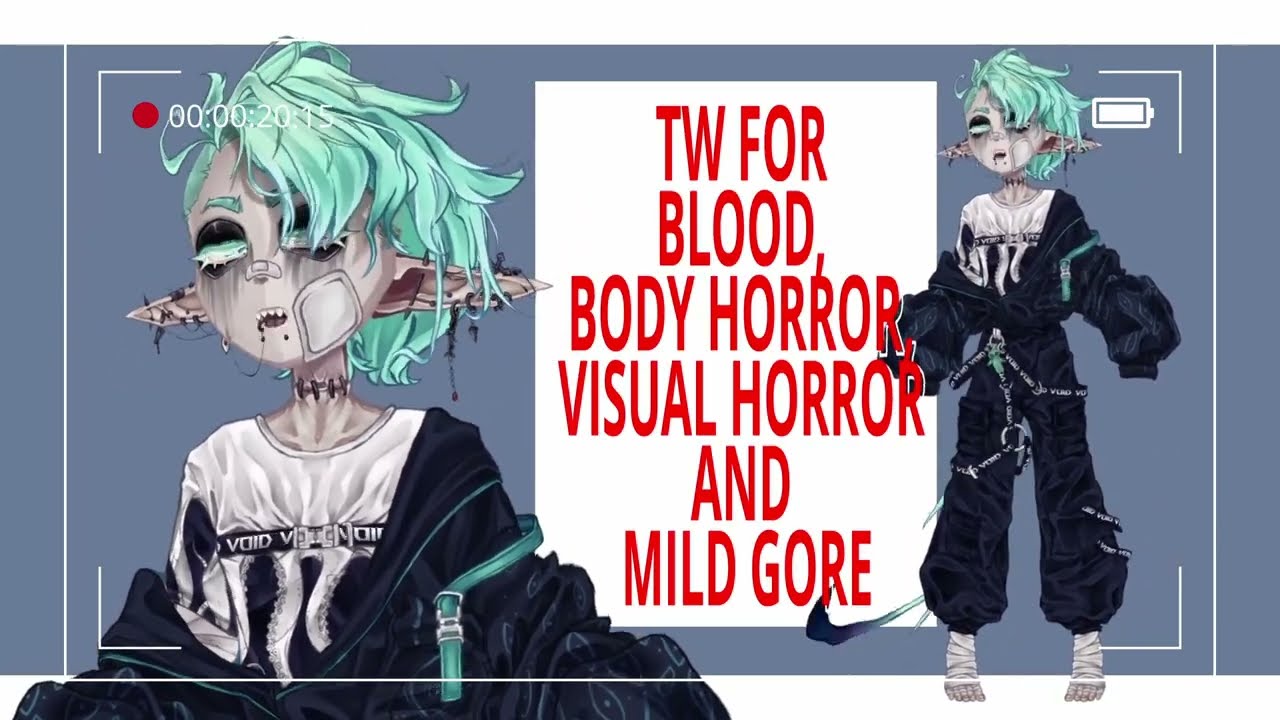 👁 Lei 🔪 Eldritch Vtuber [Livd2D Model Showcase]