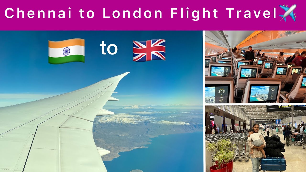 India🇮🇳 to 🇬🇧UK || Etihad Airways || சென்னை-லண்டன் ||Travel vlog Tamil || Transit in Abudhabi
