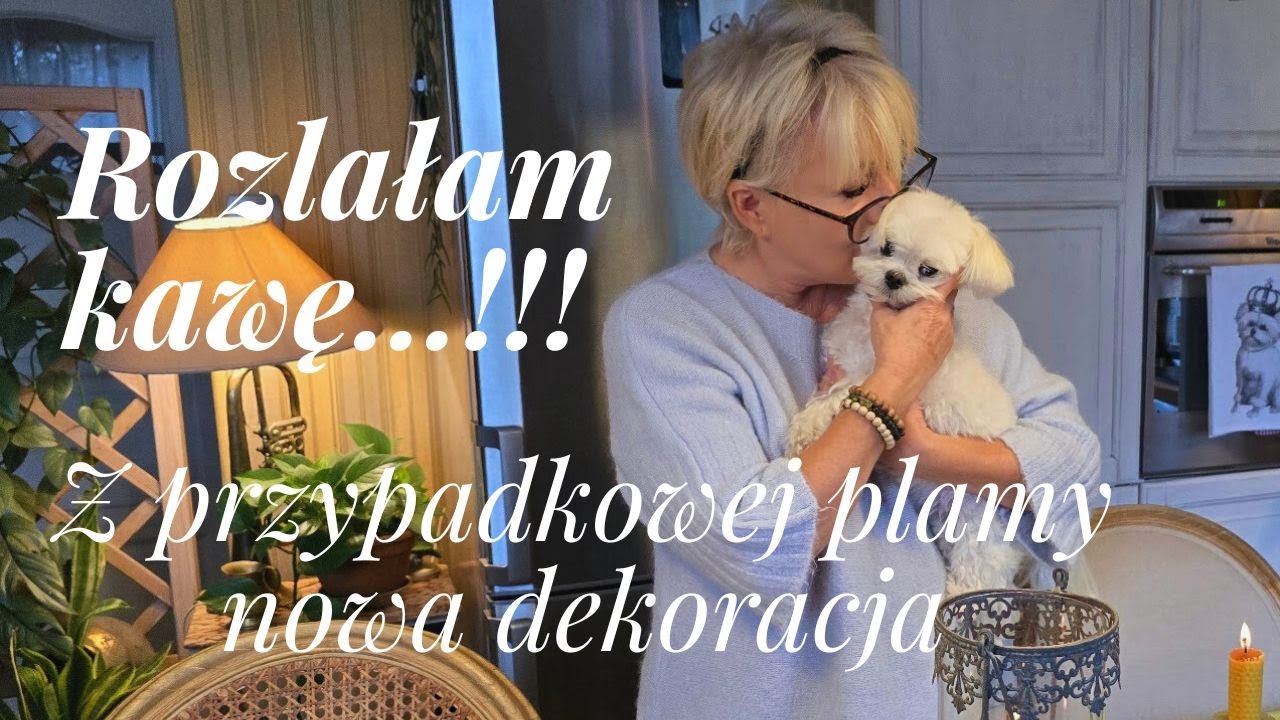 Rozlałam kawę !! /// Mały wypadek! /// Nieplanowana zmiana wystroju przez....filiżankę kawy!!!