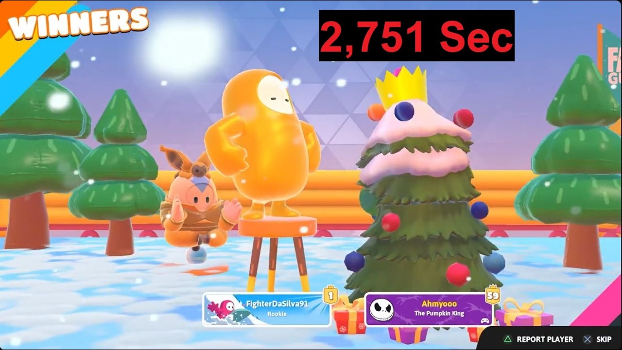 Fall Guys Jinxed World Record??? xD 2,751 sec