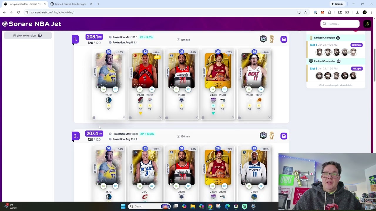 Sorare NBA Lineup Setting Game Week 28
