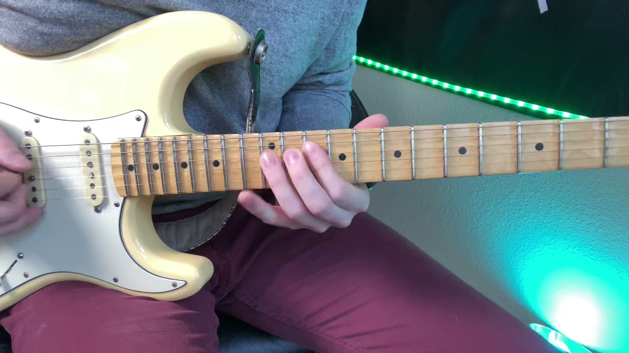 Reggae Guitar Solo Improv in D minor!