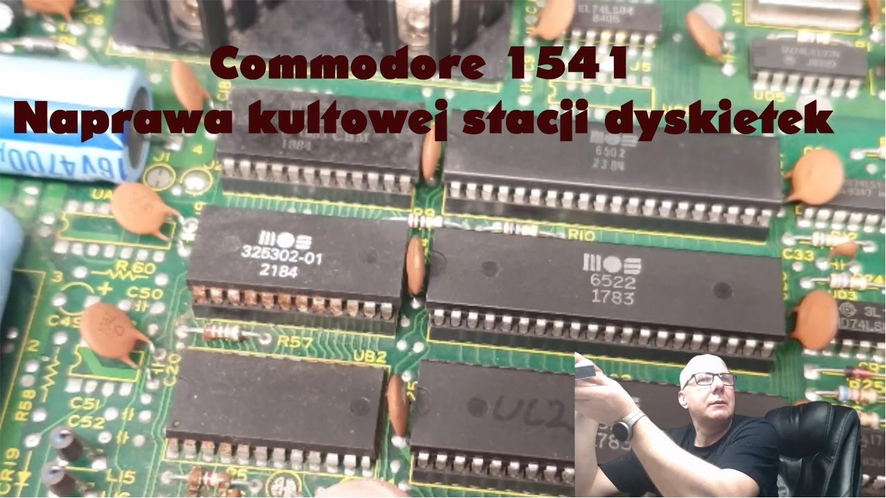Commodore1541 - Kolejna stacja dyskietek do naprawy.