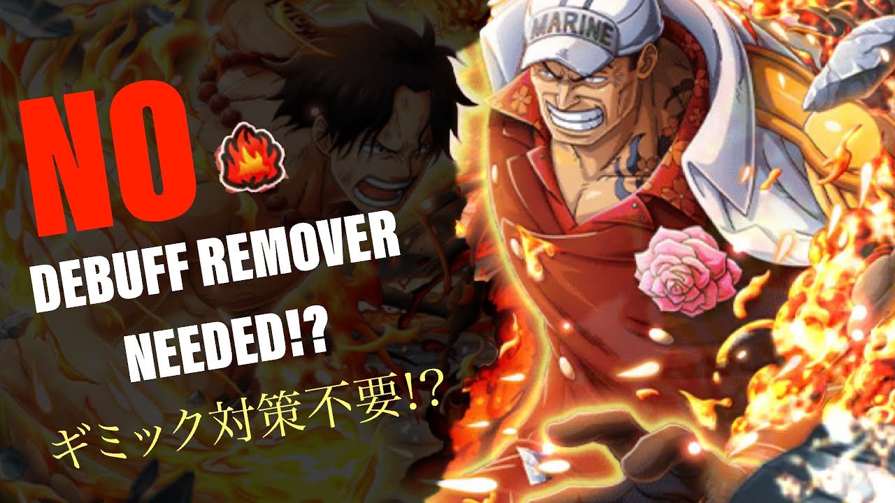 Who Needs Debuff Remover When VS Akainu Can Just Obliterate ★13 Kid Forest? OPTC ギミック対策不要!? vs赤犬トレクル