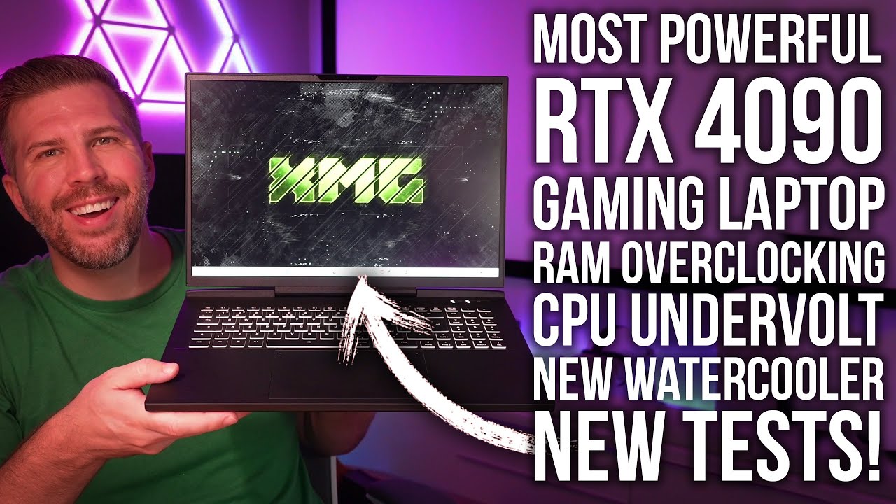 Testing the Most Powerful RTX 4090 Laptop! New Ram Overclocking, CPU Undervolt, and MK2 Watercooler