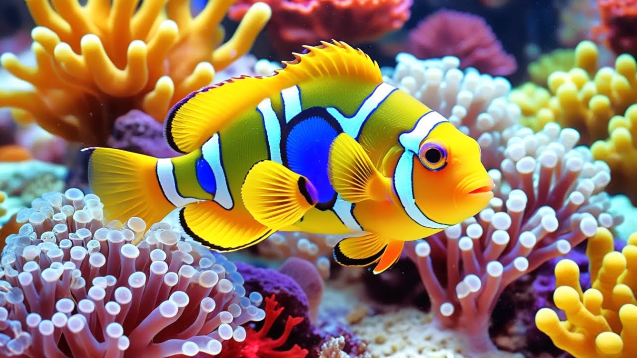 The Best 4K Aquarium - Dive Into The Mesmerizing Underwater Realm, Sea Jellyfish, Coral Reefs . #9