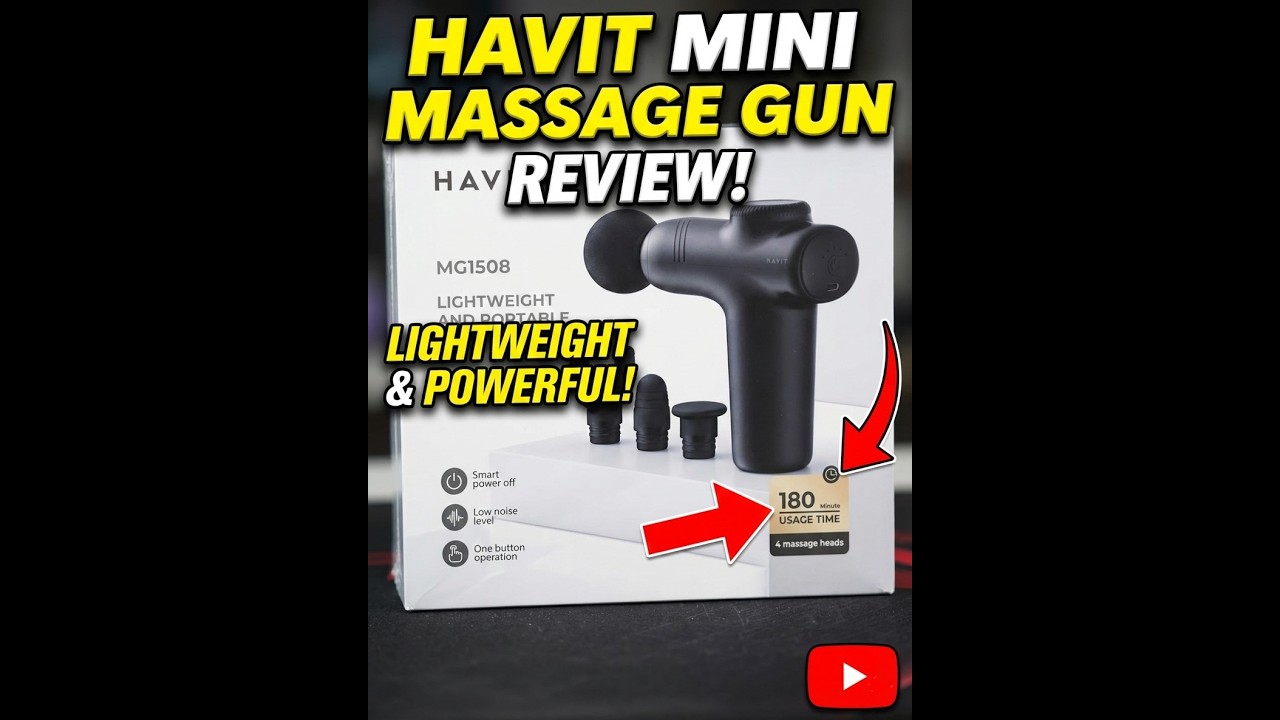 ছোট কিন্তু কাজের! 🔥 HAVIT MG1580 Mini Massage Gun Unboxing , Review & First Impression