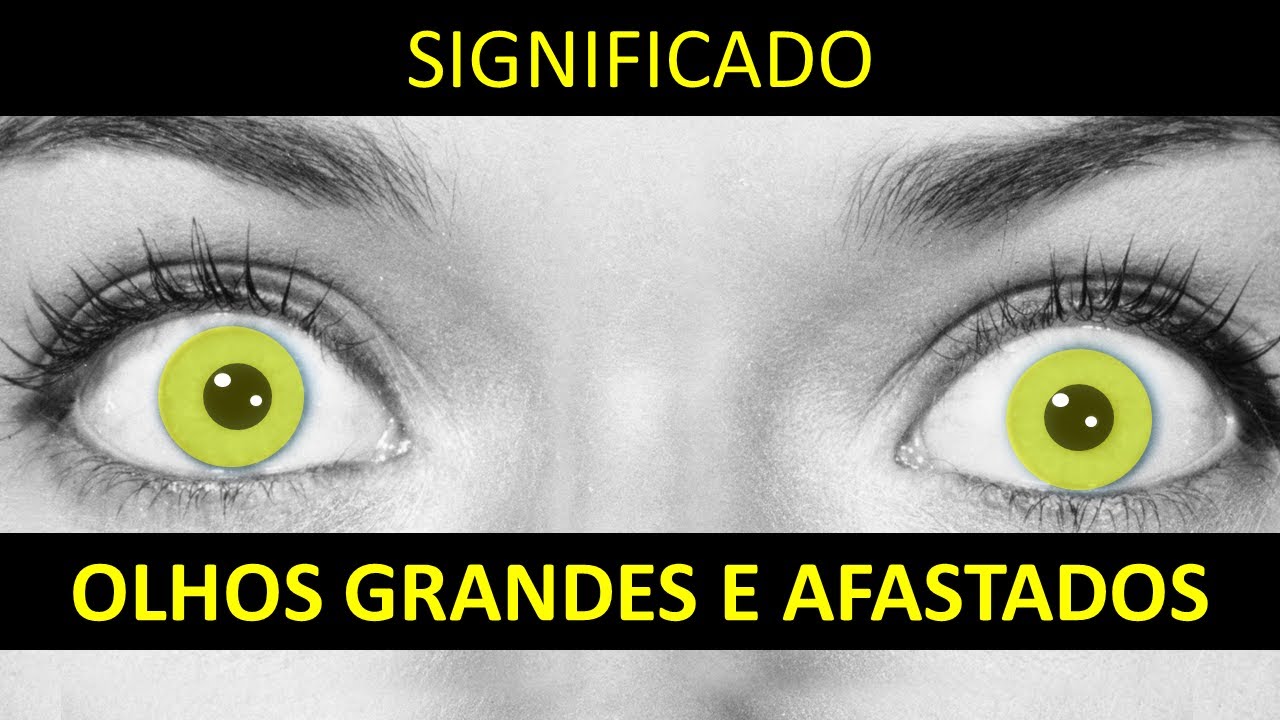 significado Olhos Grandes e Afastados - Mistérios do rosto - Rafael Bronisio