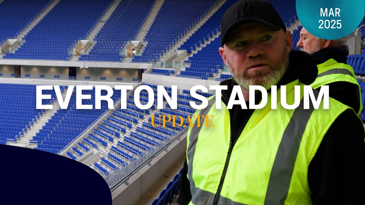 ROONEY’S FIRST VISIT TO EVERTON STADIUM 🏟️🤩 | Former Blue takes tour of new ground 🔵