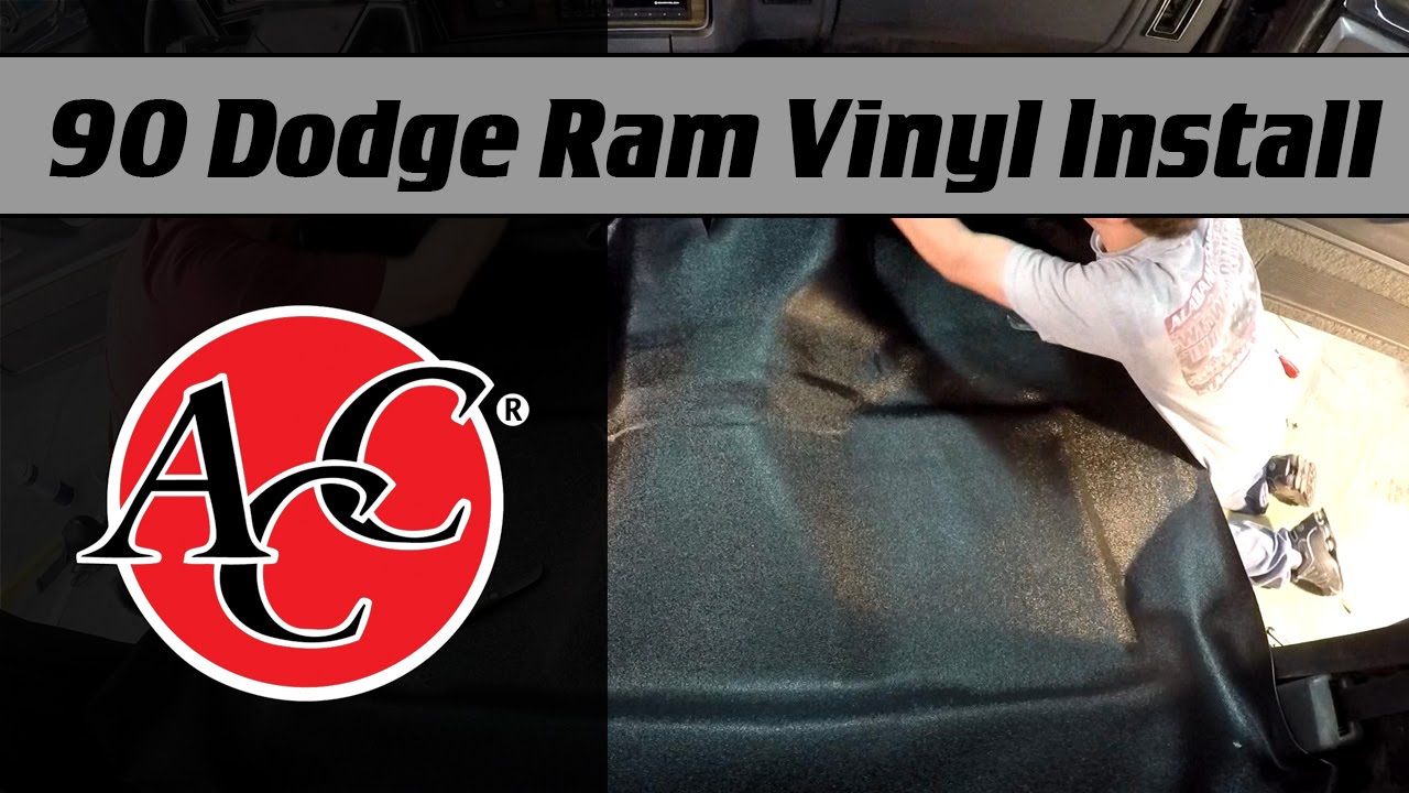 ACC Vinyl Flooring Install in a 1990 Dodge Ram