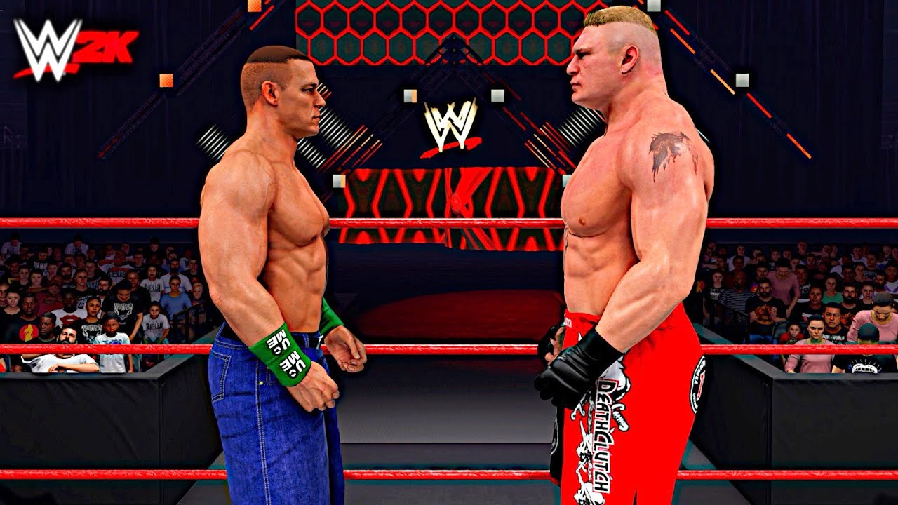 WWE 2K: JOHN CENA VS. BROCK LESNAR (EXTREME RULES MATCH) | EXTREME RULES 2012