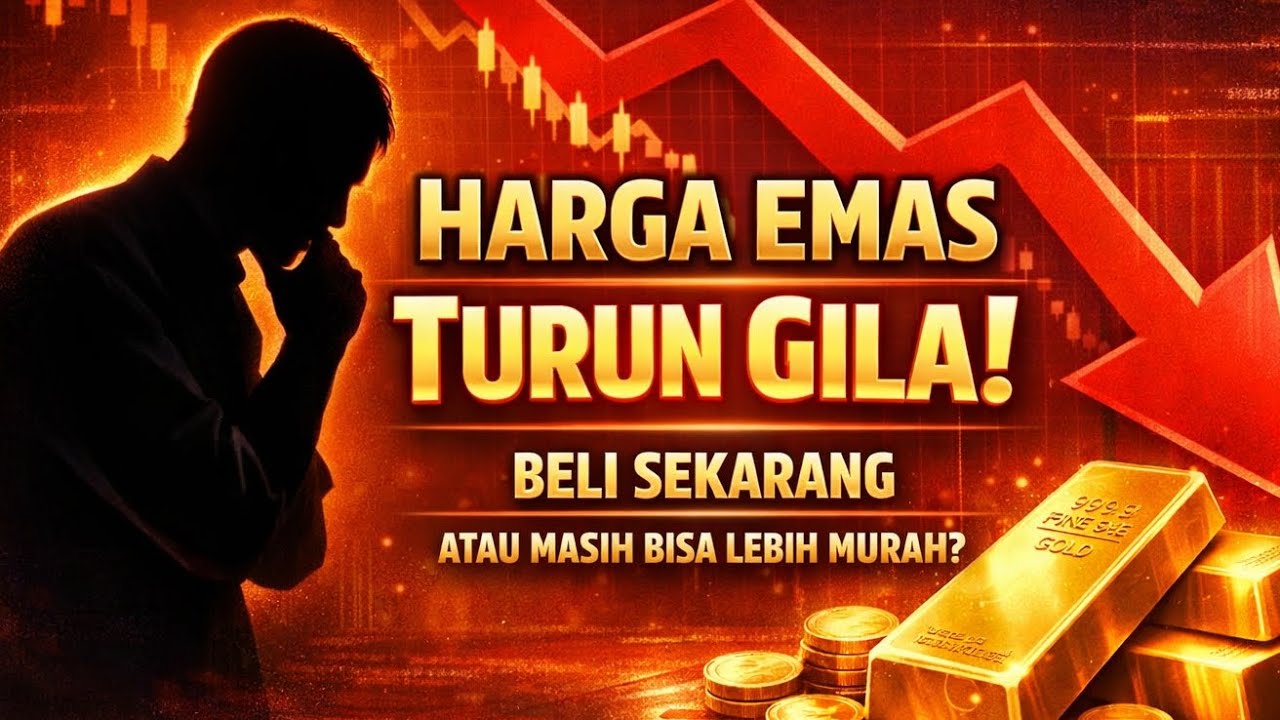 Harga EMAS Turun Gila! Saat Nya Borong atau Masih Bisa Lebih Murah? 