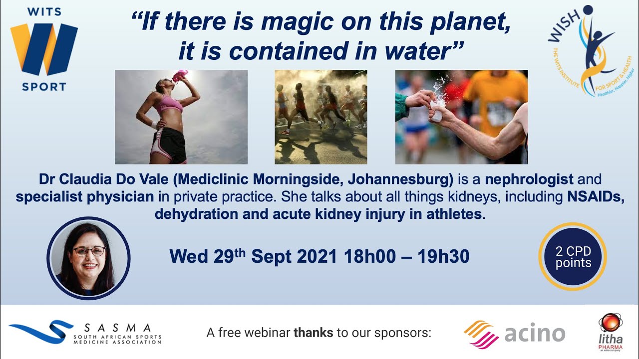 WiSH Webinar: Dehydration, NSAIDs and AKI in Athletes