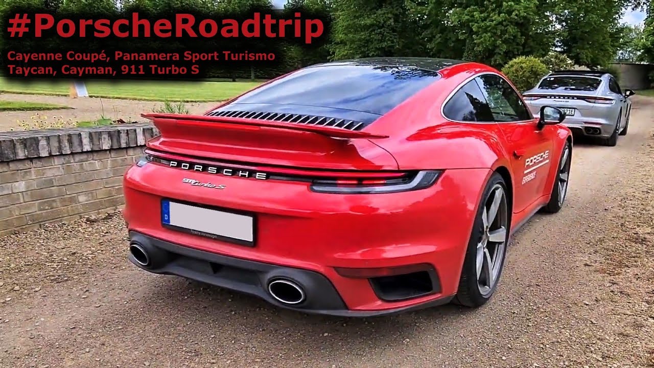Porsche - start up sound Panamera GTS & 911 Turbo S + graceful ride | #DrivingCars