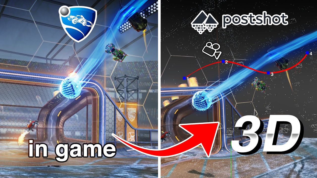 How to make frozen cinematics in Rocket League (3D Gaussian Splatting)