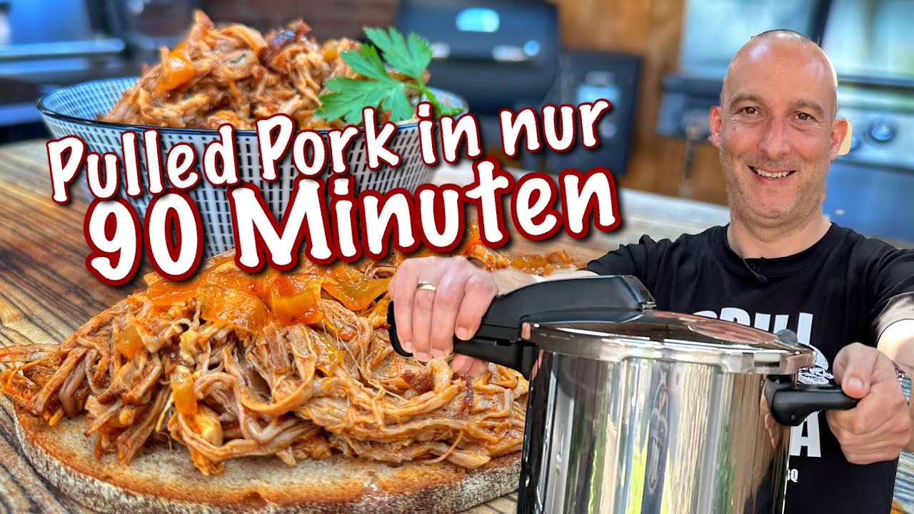 Pulled Pork aus dem Schnellkochtopf - schnell und gut! - Westmünsterland BBQ