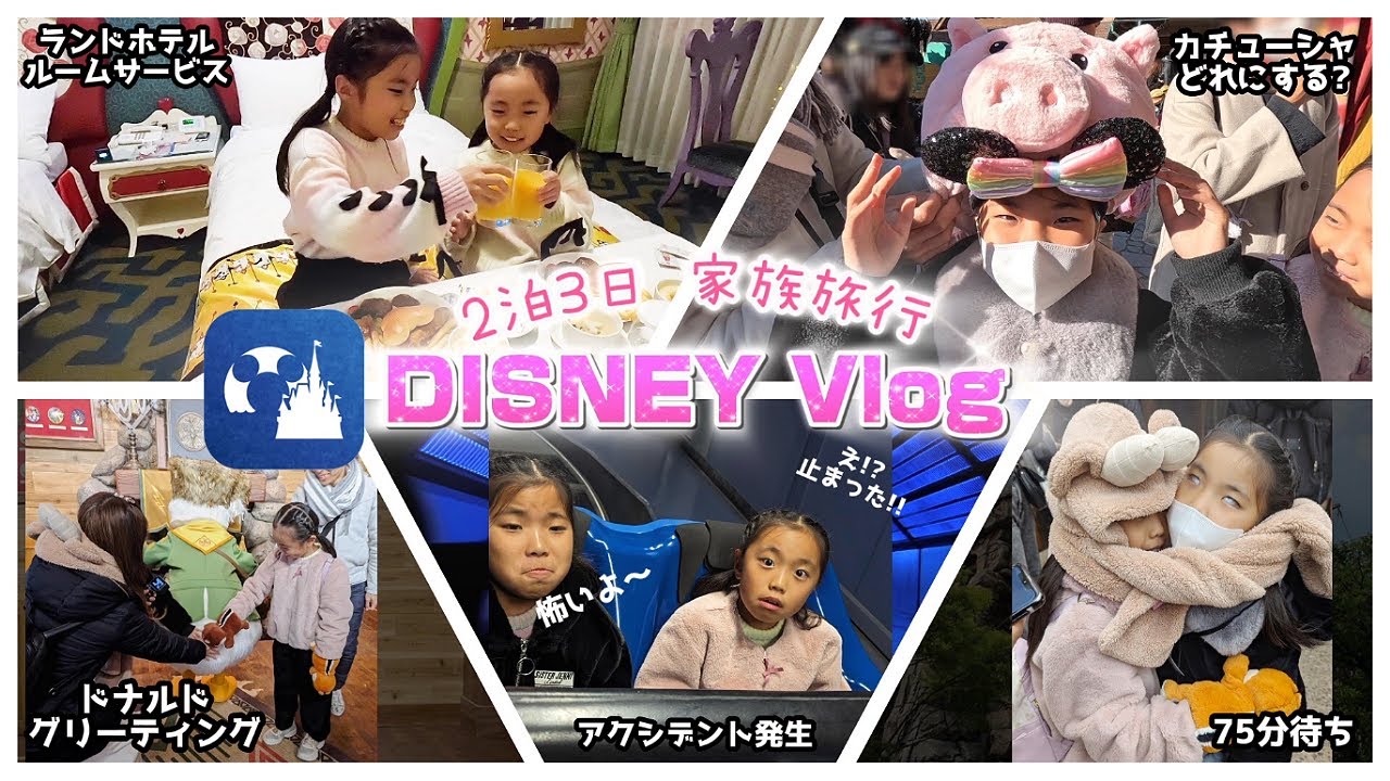 【Vlog】ディズニーランド旅行2泊3日🎉絶叫大好き姉妹の旅を完全密着‼️🤯 #ディズニー #ルーティン