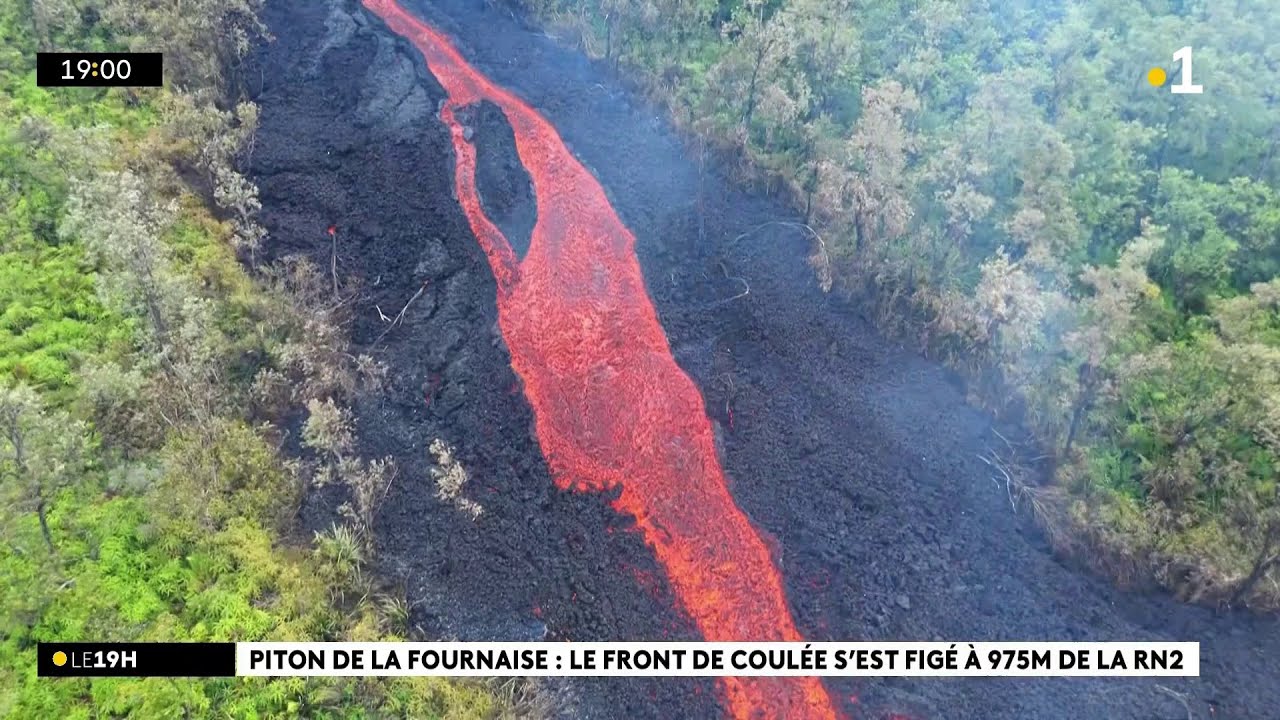 Quelles nouvelles de la coulée de lave du Piton de La Fournaise ?
