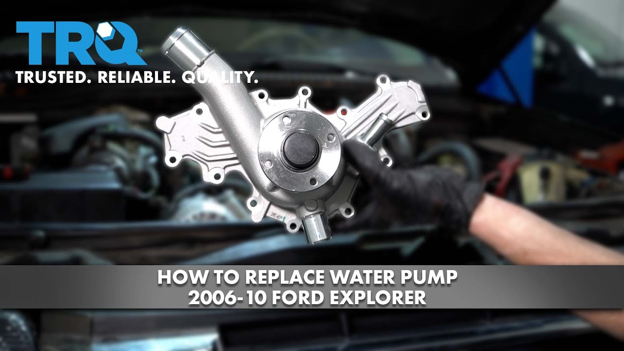 How to Replace Water Pump 2006-10 Ford Explorer