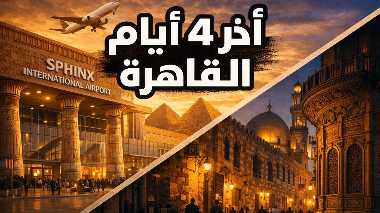 اخر 4 ايام في القاهرة من سحر شارع المعز الى جزيرة المعادي