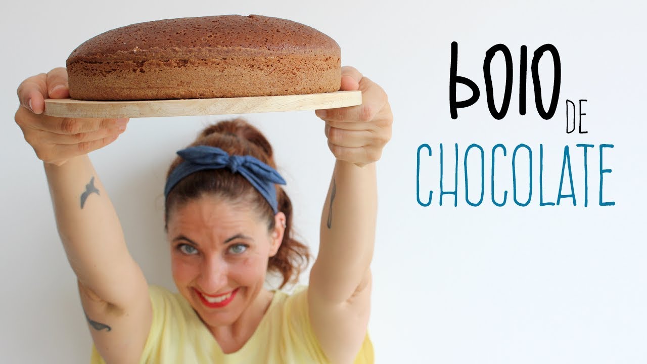 Bolo de chocolate b&aacute;sico e vers&aacute;til para todos os usos!