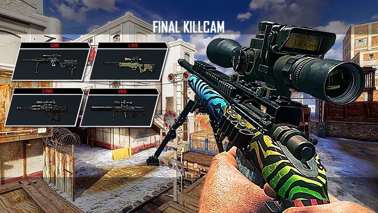 HITTING TRICKSHOTS WITH EVERY SNIPER ON COD GHOSTS! (Ghosts Trickshotting w/ 5 KILLCAMS!)