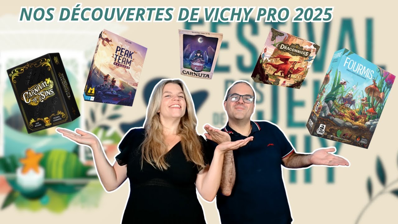 { NOS DÉCOUVERTES DE VICHY 2025 } | Festival des jeux de Vichy | Jeu de société