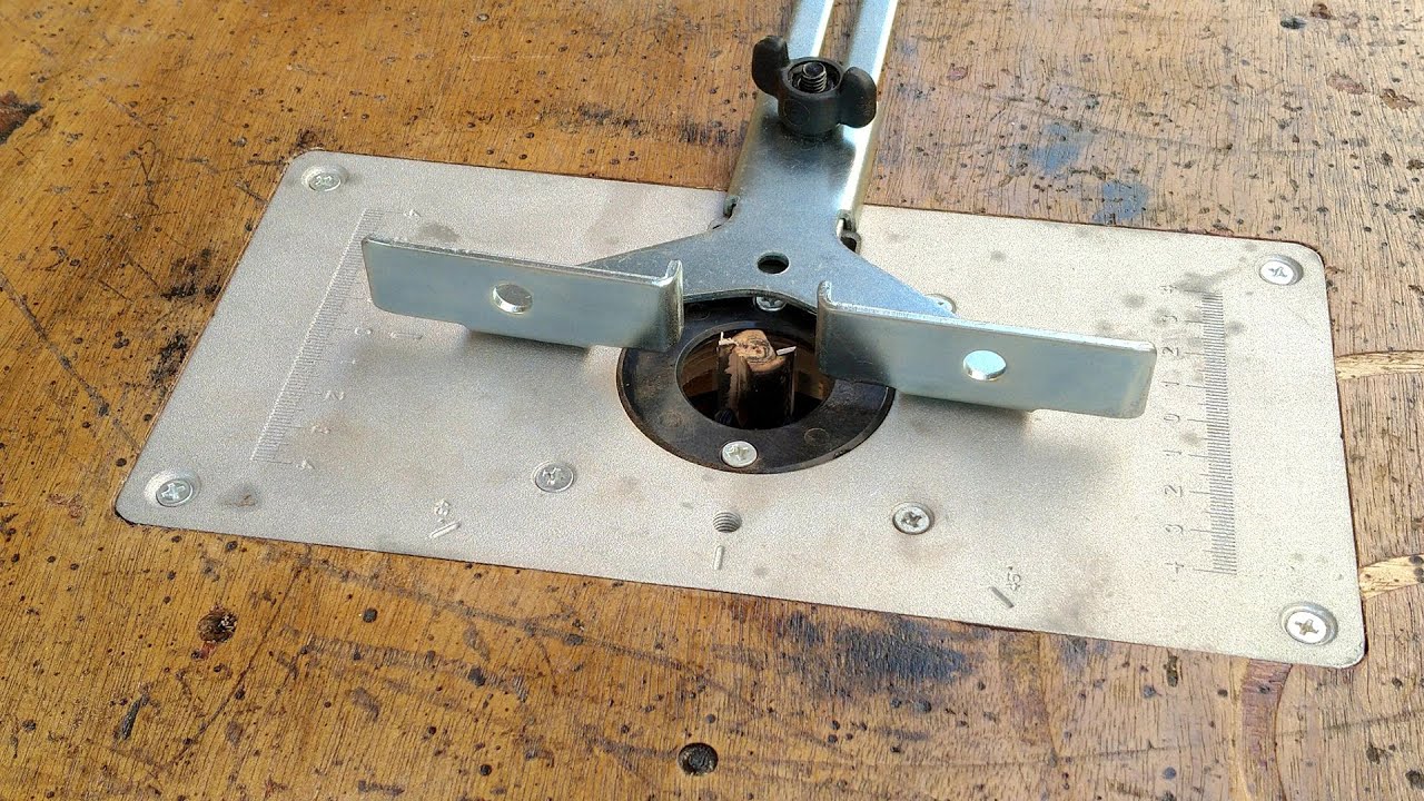 Insert a Router Table Plate on any Workbenches and Tables Fast!