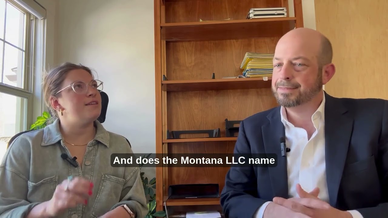 How does insurance work for vehicles registered under a Montana LLC?