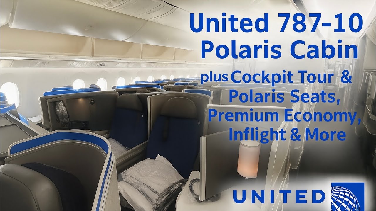 ✨United 787-10 - Polaris Suite (w best seats), Premium Economy, Cockpit Tour & More @united @Boeing 
