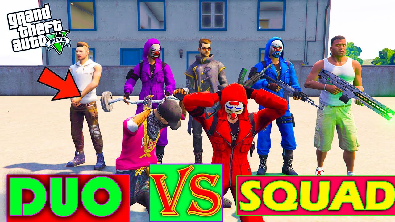 Franklin and Alok Duo VS Red Criminal Squad Best Funny Gameplay😂