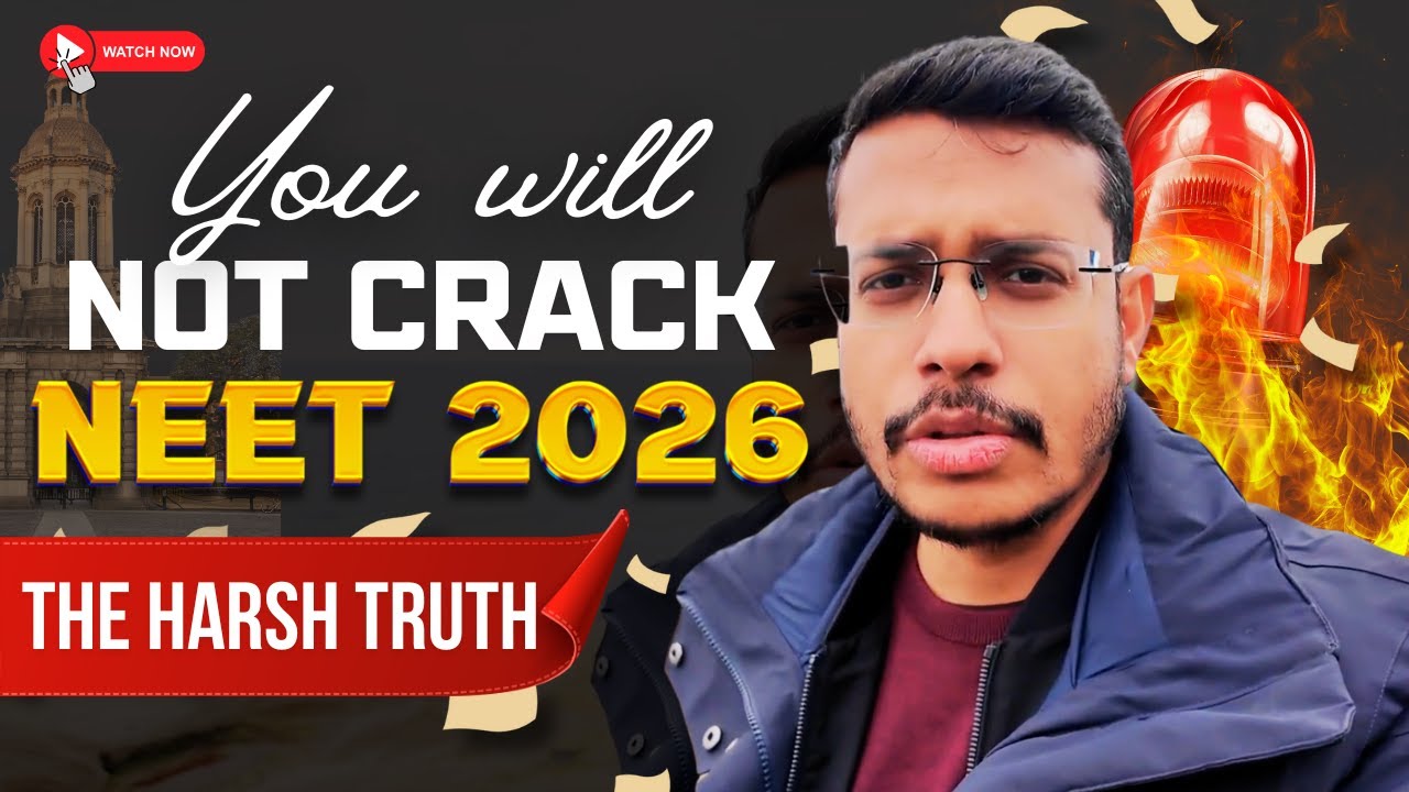 You will not crack NEET 2026 ❌ | The Harsh Truth | NEET 2026 | Dr. Anand Mani