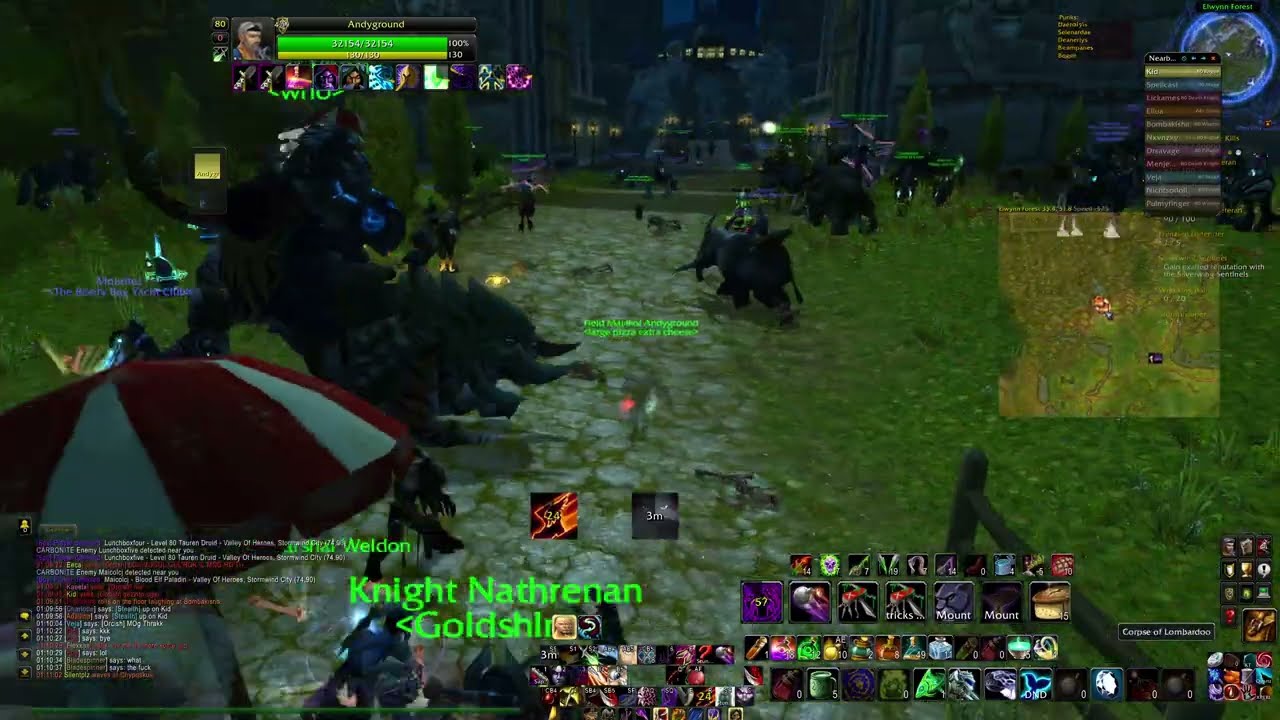 Warmane -  Horde raid on Stormwind,  Easter 2023 - Alliance Rogue perspective