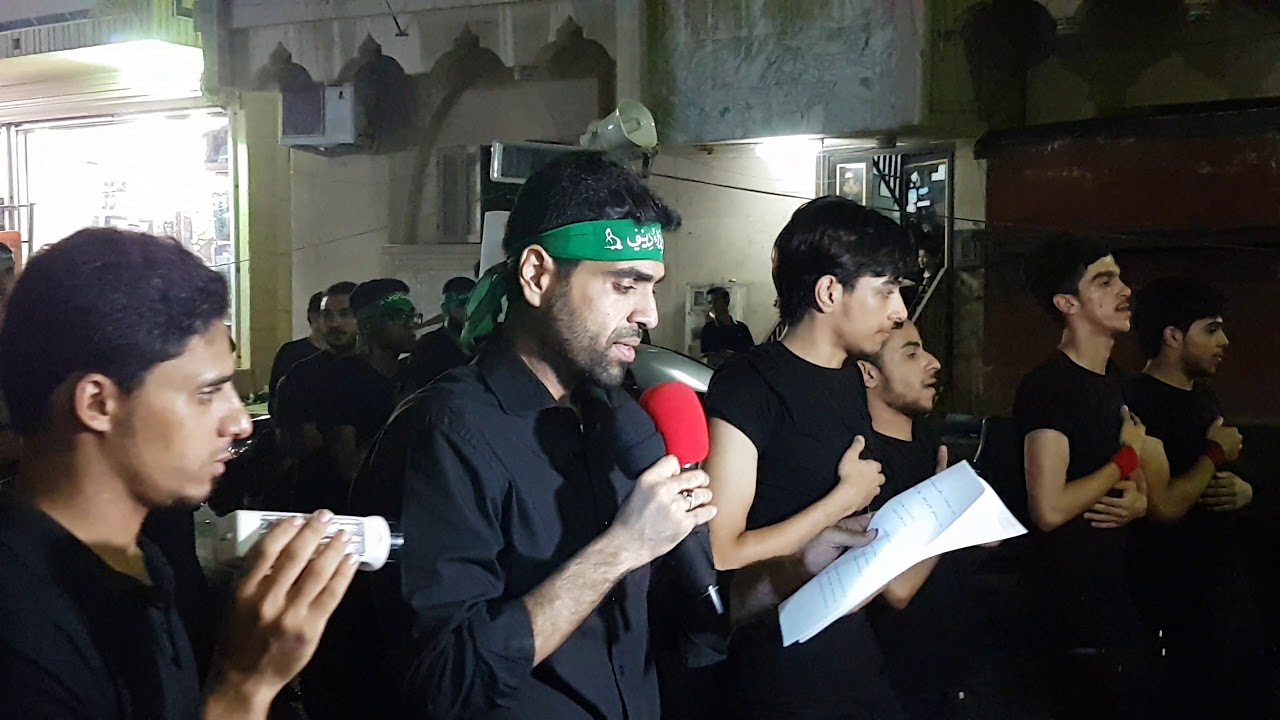 شاكر الجنبي ليلة سابع محرم ١٤٣٩هــ موكب اهل البيت بالقديح